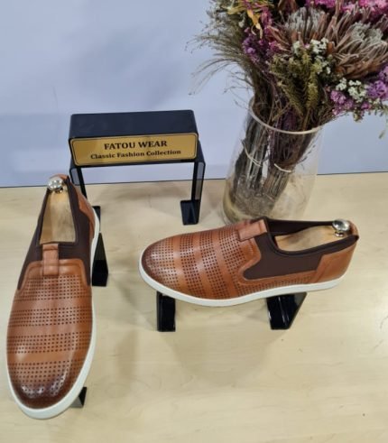 Perforated Slip-Ons Shoes by Fatou Wear